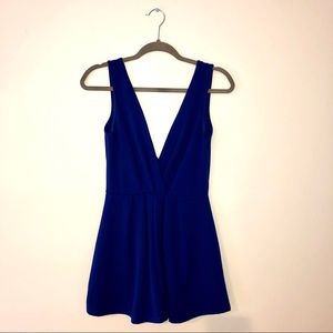 Blue Charlotte Russe Romper